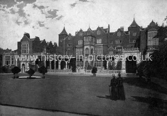 Holland House, The South Front,  Holland Park, Kensington, London. c.1890's